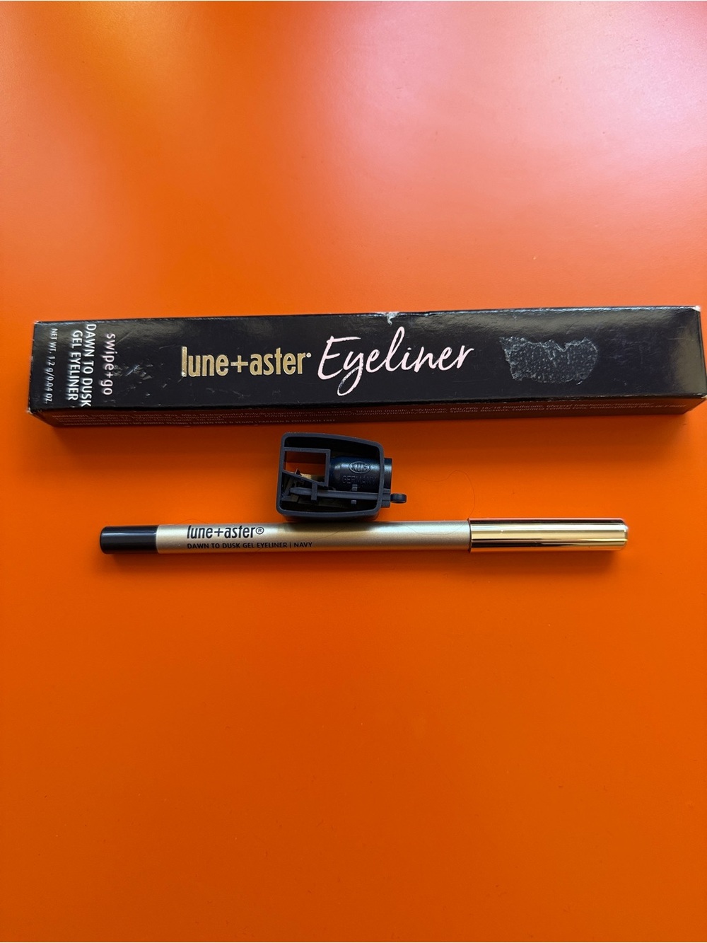 lune+aster swipe+go Dawn to Dusk Gel Eyeliner Pencil in Navy with sharpener NWT